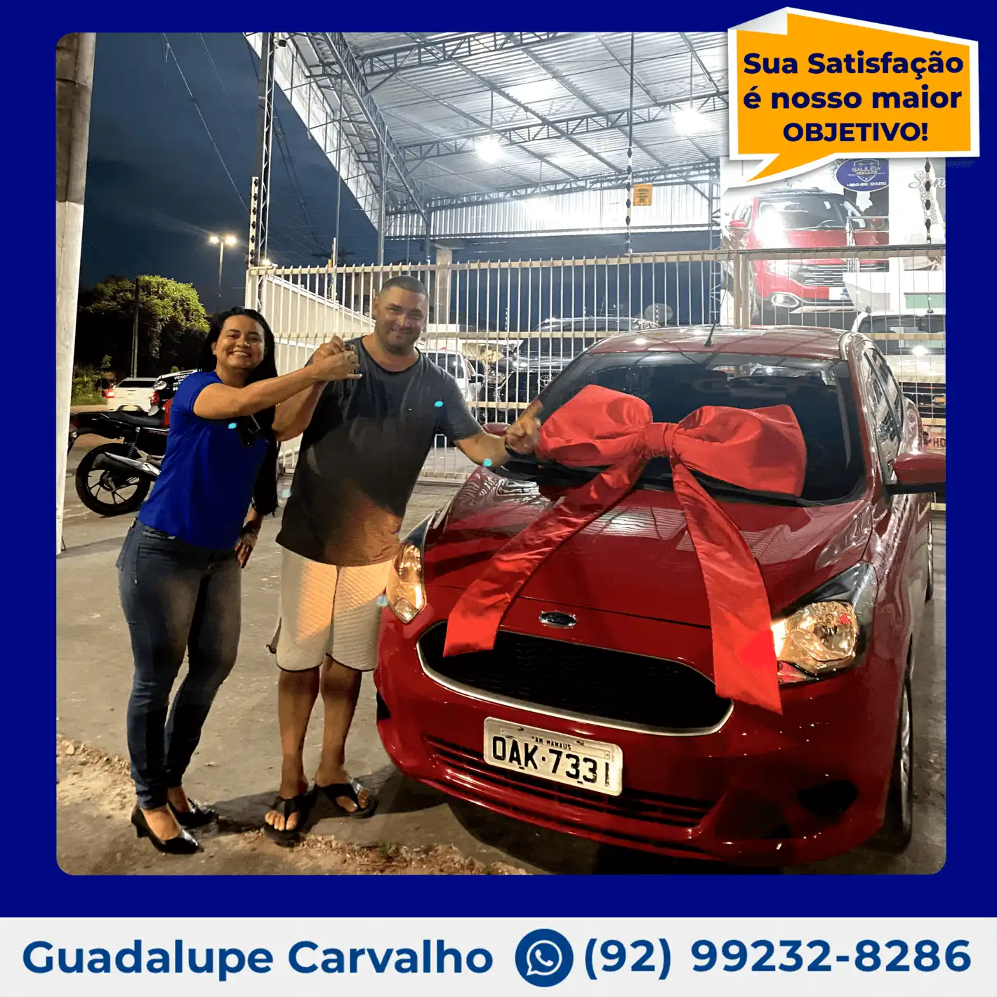 Cliente Guadalupe Carvalho Manaus