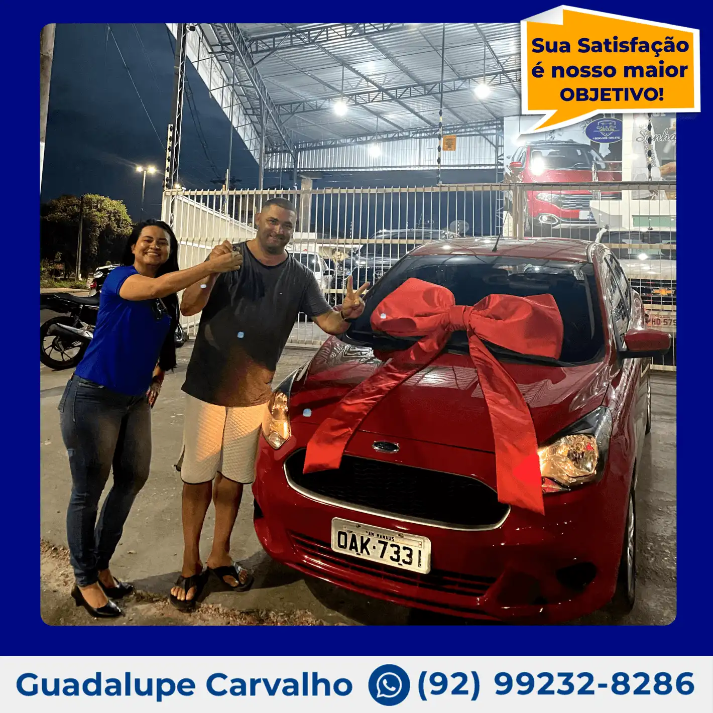 Cliente Guadalupe Carvalho Manaus